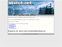 Tablet Screenshot of lilbitch.linuxathome.net