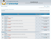 Tablet Screenshot of forum.linuxathome.net
