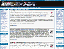Tablet Screenshot of linuxathome.net